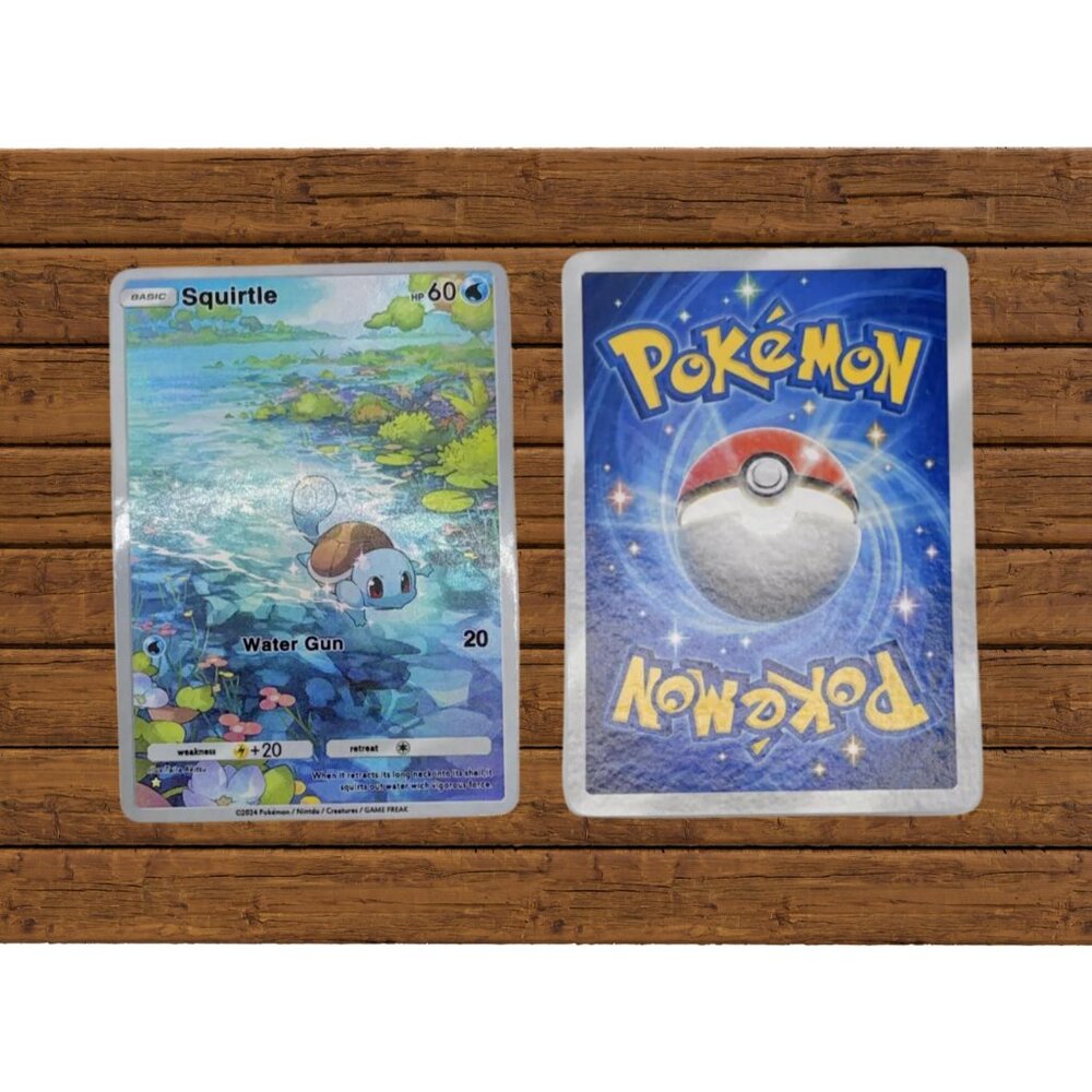 Squirtle Promo | DIY | Pokemon TCG Pocket | Holo | Custom Illustration Rare